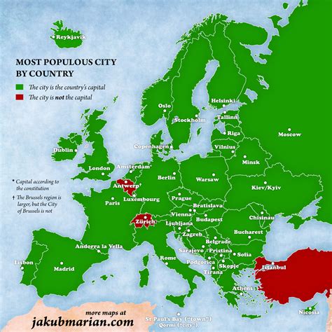 cities in europe country